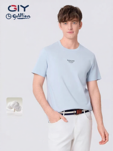 GYgoldlion | Summer New Round Neck Printed T-Shirt
