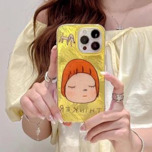 💯【Phone Case】+FREE Shipping 💯 New Yoshitomo Nara Little Girl Phone Case For iPhone 11 12 13 14 15 16 Pro Max 14 15 16 Plus Shock-resistant Case