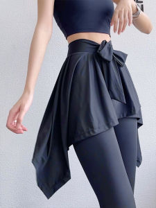 Annerun High Waist Yoga Pants Womens Fitness Running Tight Pants Quick Dry Breathable Versatile Sports Leisure Clothing