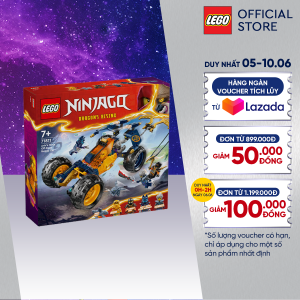 LEGO NINJAGO 71811 Đồ chơi lắp ráp Chiến xe địa hình của Arin (267 chi tiết)