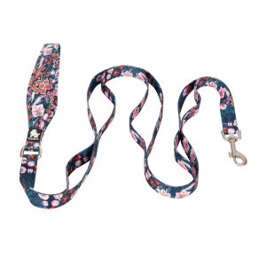 TRUELOVE ดอกไม้จูงสุนัขพิเศษควบคุมการจราจรจูงสัตว์เลี้ยงที่มีเบาะนุ่มจับลูกสุนัขสัตว์เลี้ยงตะกั่วที่แข็งแกร่งสายจูงสัตว์เลี้ยงสำหรับสุนัขขนาดใหญ่ขนาดกลางขนาดเล็ก