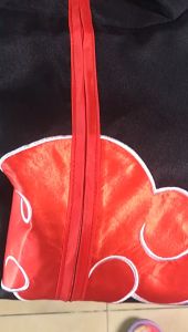 4-piece set Anime Sasori Ninja Akatsuki Cloak Headband Suzaku Ring Halloween Cosplay Robe Costume