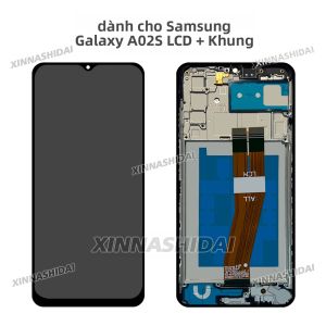 Màn Hình Cảm Ứng LCD TFT Samsung Galaxy A02S Thay Thế Kèm Khung Đã Được Kiểm Tra 100% Màn Hình Điện Dung Cho Điện Thoại Di Động