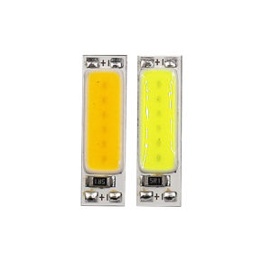10 Chiếc 25 Mm COB Chip LED Ánh Sáng 1W 3.7V 5V Ấm/Trắng Lạnh 3000K 6000K Cho DIY Tín Hiệu Đèn Ngủ 120 ° Góc Chiếu Sáng Phòng Khách