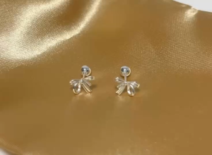 littlegirl gifts-bow earrings s925