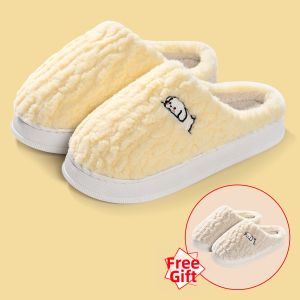 RUNROU | Cotton Slippers for Indoor Use