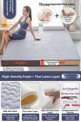 Yuzhaolin | Thick Latex Memory Foam Mattress Single