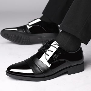 Sepatu Pria Casual Pantofel Formal Kerja Kulit Model Shoes Cowok 8801