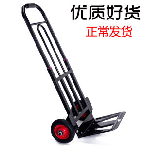 Foldable Portable Hand-Pulled Shopping Cart Small Load Carrier Vegetable Buying Hand-Push Cart Heavy Duty Grocery Shopping Cart