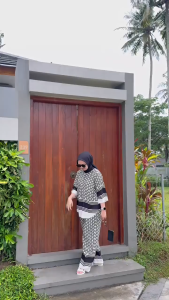 RAFELLA SET RAYON REMPEL - Setelan Wanita Rayon Premium