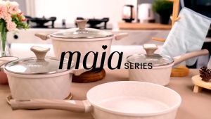 Numan - Panci Casserole 24 cm dengan Tutup Kaca Maja Series