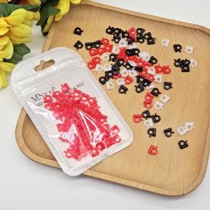 100pcs Fishing Plastic Quick Snaps for Spinner Blades Plastic Fishing Clevis for Walleye Rig Crawler Harness Spinnerbait