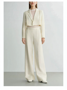 Slim Fit Wool Trousers