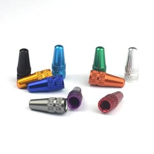 4Pcs Aluminum Alloy Bicycle Wheel Tire Valve Caps Dustproof MTB Road Bike Valve Stem Caps French Valve Cap Tyre Accessories