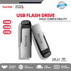 SanDisk Ultra Flair/128GB/256GB/512GB/1TB/2TB USB 3.0 Flash Drive (Speed Up to 150MB/s)  Original Metal USB Flash Drive