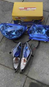 Paket 3 Item Reflektor Lampu Depan Mio Sporty Lama & Lampu Belakang LED