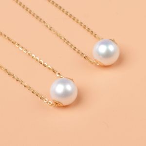 X100017ผู้หญิงจี้สร้อยคอมุกน้ำจืดบริสุทธิ์สีขาวถนนของขวัญปาร์ตี้วันเกิดง่ายและอเนกประสงค์