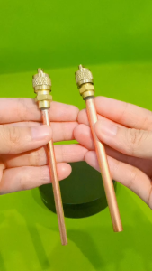 Pentil Kulkas AC Pentil Pengisian Freon 1/4 dan 3/16 TEMBAGA