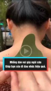 Miếng Dán Ngải Cứu Gói 12 Miếng Giảm Đau Cổ Vai Gáy Spa Dưỡng Sinh - Dụng Cụ Diện Chẩn