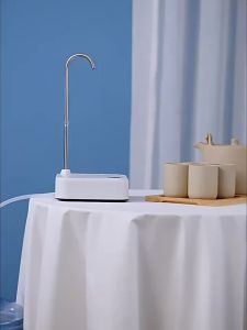 Universal Automatic Water Dispenser Pump USB Charging Low Noise Rechargeable Water Pump with Tube Portable Water Dispenser for Home