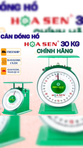 Cân Đồng Hồ Lò Xo 30kg - Cân Hoa Sen Chính Hãng