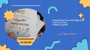 ISI 30 pcs UNDANGAN ULANG TAHUN - ULANG TAUN KUROMI UNDANGAN ULTAH BIRTHDAY CARD INVITTATION INFITTATION PARTY KARTU UCAPAN UNDANGAN MINI UNDANGAN KECIL