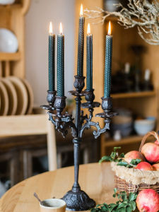 Wabi Sabi Style French Vintage Romantic Iron Candle Holder