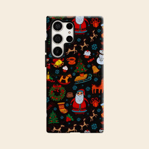 christmas santa snowman Luxury Fashion Full Lens Protective Case for Samsung Galaxy S26 S25 S24 A56 A36 Plus Ultra