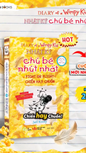 Sách Song Ngữ Việt-Anh Nhật Ký Chú Bé Nhút Nhát (Diary Of A Wimpy Kid) TẬP 21: Fight or Flight. Tặng kèm Audio