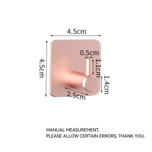 Talao Stainless Steel Towel Hooks of punch Waterproof Rustproof Self Adhesive Towel Holder