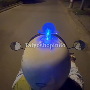 TAIYO Pesawat LED Tenaga Angin Mini Airplace Propeller Light Dinamo Aksesoris Lampu Rainbow Waterproof