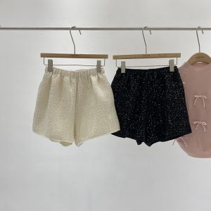 Quần Short Ống Rộng Cạp Cao Thời Trang Nữ Phong Cách Hàn Quốc Mùa Thu 2025 Quần Short Nữ Thời Trang Rộng Rãi Thanh Lịch Giảm Tuổi