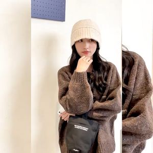 Mũ len trơn trùm đầu nón len nam nữ mùa thu đông dáng trơn phong cách Hàn Quốc - MaiQuynh.Store - NL0001