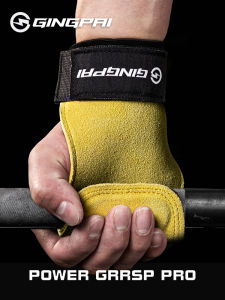GINGPAI | Gym Gloves & Assistance Bands for Pull-ups & Deadlifts - Hand & Wrist Protection