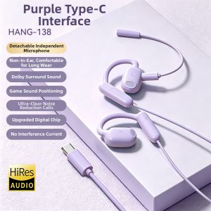 HANG | Wired Open-Ear Non-Intrusive Headphones with Mic