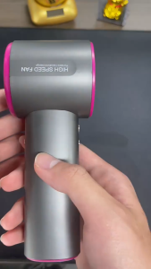 (1 to 1 Exchange Warranty) | 4000mAh Handheld Fan | Strong Wind | 100-Speed | LED Display | Quiet & Portable