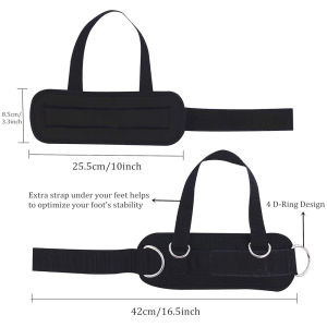 1PC Ankle Straps for Cable MachinesAdjustable Comfort fit NeopreneReinforce Double D-Ring - Premium Ankle Cuffs to Men & Women