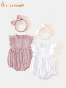 ชุดฤดูร้อนสำหรับเด็กทารกสไตล์เกาหลีชุดวันพีซสำหรับเด็กแรกเกิดและเด็กผู้หญิงชุดคลุมก้นทรงสามเหลี่ยมที่นิยมในโลกออนไลน์เสื้อกล้ามแขนกุดสไตล์ตะวันตกชุดฮาร์ท