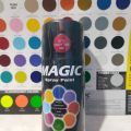 Magic Spray Paint Cat Pilox Pilok Magic Ready Berbagai Warna Merah Maron Merah Hati 138 Candy Tone Red Merah Candi MC 10 Metalic Red Merah Metalik 190 Signal Red Merah Cabe 123 300cc Cat Semprot Serbaguna Magic Hijau Metalik Ukuran Besar 300 cc. 