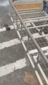 Giường bệnh Nhân Có Tay Quay Nâng Hạ Và 2 Thanh Chắn - Hàng Nhập Khẩu Loại 1