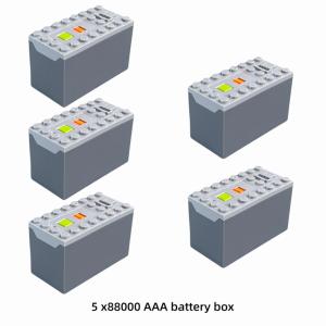 New MOC Power Functions 1/2/5/10Pcs AAA Battery Box 88000 Technical Parts Building Blocks Compatible with Brand Toys Accessories
