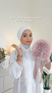 ALAYNA Turkish Lace Bun Inner Scarf | Hijab Tie-Back Cepol Volumizer Lace Underscarf