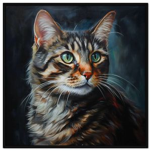 Tranh treo tường tranh dán tường mèo đẹp tranh decor thú cưng. CGI-136