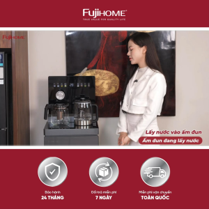 Cây Nước Bàn Trà Thông Minh Điều Khiển Bằng Giọng Nói Fujihome TB2411N-VOICE - Bảo hành điện tử toàn quốc