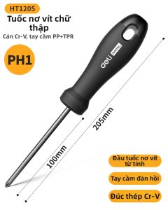 deli | Bộ Vít Từ Chất Đa Năng Dạng Thẳng Chéo Sao