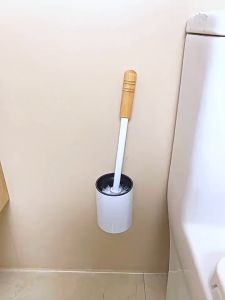 [OKLIFE. SG]Solid Wood Toilet Bath Towel Rack Foldable Towel Bar Bathroom Accessories Set Punch Free Log Style Towel