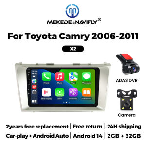 MEKEDE 2025 New Android System for Toyota Camry 7 XV 40 50 2006 2007 2008 2009 2010 2011 Carplay Audio Auto Radio GPS Navigation