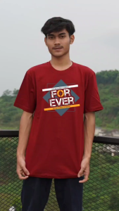 Forever Cloth T-shirt - Kaos Distro Lengan Pendek Pria Bahan Cotton Combed 24s Sablon Print Dtf