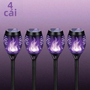 Đèn Đuốc Năng Lượng Mặt Trời Nhiều Bóng Hiệu Ứng Lửa Lung Linh Chống Nước Dùng Ngoài Trời Sân Vườn Lối Đi Hiên Nhà Sân Thượng Đèn Cắm Đất