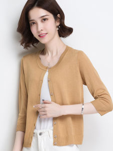 Minimalist Lightweight Short Sleeve Knit Cardigan